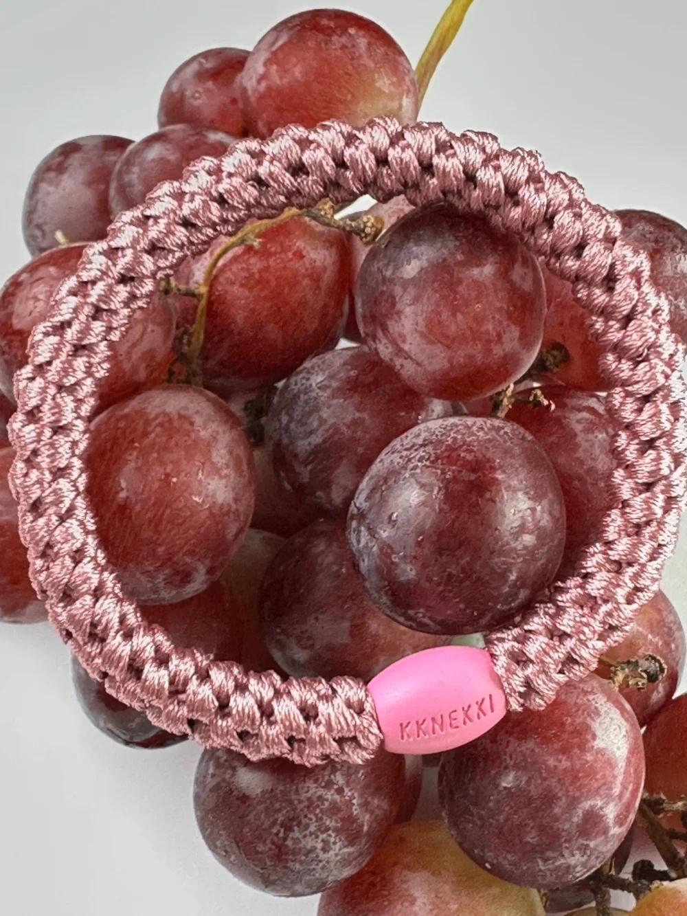 NWT 4-Bundle Authentic Original KKNEKKI Hair Ties/Elastics in Rosy Colors